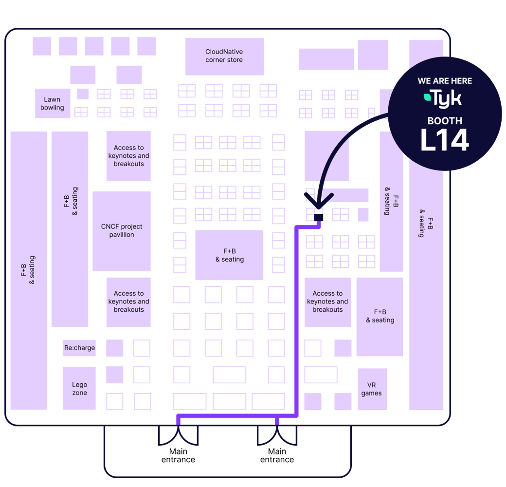 Tyk at KubeCon + CloudNativeCon Europe 2024